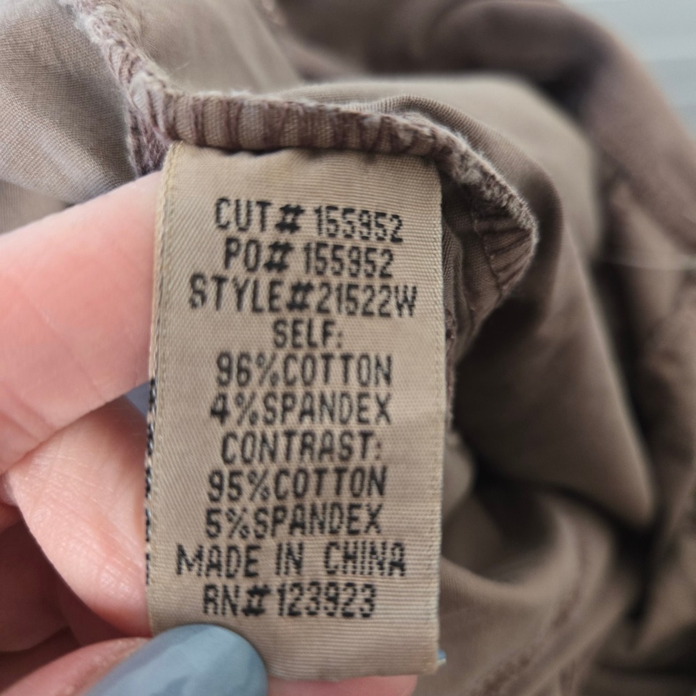 XCVI Wearables Ruched Cargo Crop Pants Large Utility Gorpcore Y2K Capri Spears - Picture 7 of 8